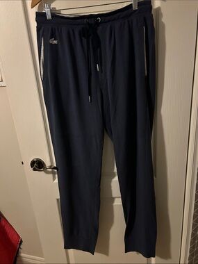 Lacoste Men's Blue Drawstring Joggers